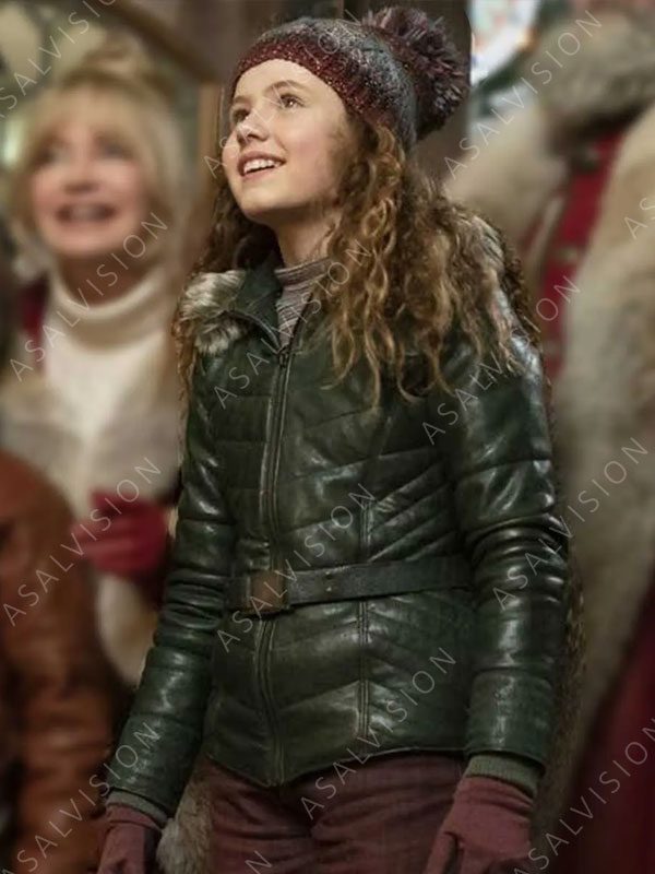 Darby Camp The Christmas Chronicles 2 Kate Green Leather Jacket