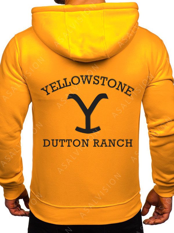 Dutton Ranch Yellowstone Yellow Hoodie
