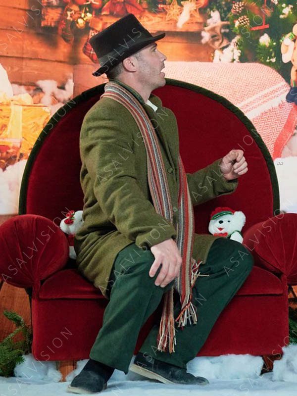 Luke Macfarlane A Magical Christmas Village 2022 Coat