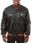 Philadelphia Flyers Black Bomber Jacket