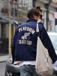 Playdium Skate Harry Styles Club Blue Cotton Jacket