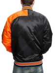 San Francisco Giants Black And Orange Varsity Jacket For Men's