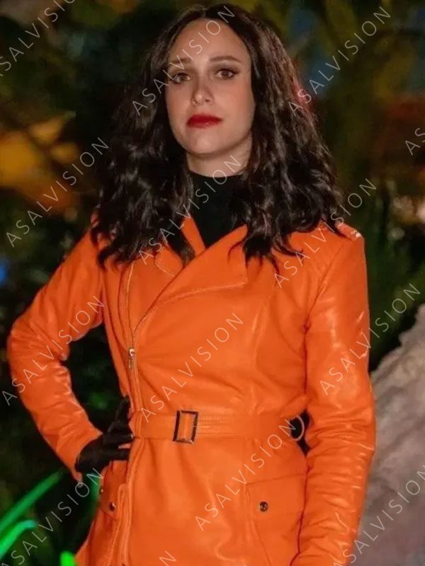 Werewolf by Night Laura Donnelly Orange Leather Jacket