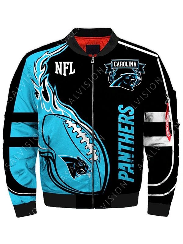 Carolina Panthers NFL Bomber Jacket