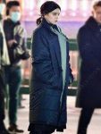Kate Bishop TV Series Hawkeye Hailee Steinfeld Blue Puffer Coat