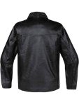 Mens Genuine Black Bomber Classic Leather Jacket