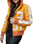 My Hero Academia Handmade Yellow Fatgum Leather Jacket