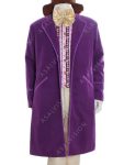 Willy Wonka & the  Chocolate Factory Wool Purple Coat