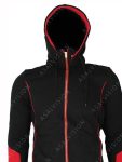 Assassins Creed Rogue Red With Black Zipper Style Hoodie