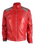 Beat It Red Leather Jacket
