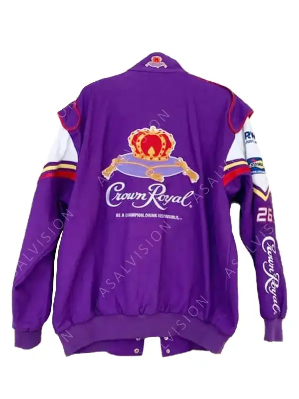 Crown Royal Jamie McMurray NASCAR Chase Authentic Purple Racing Jacket