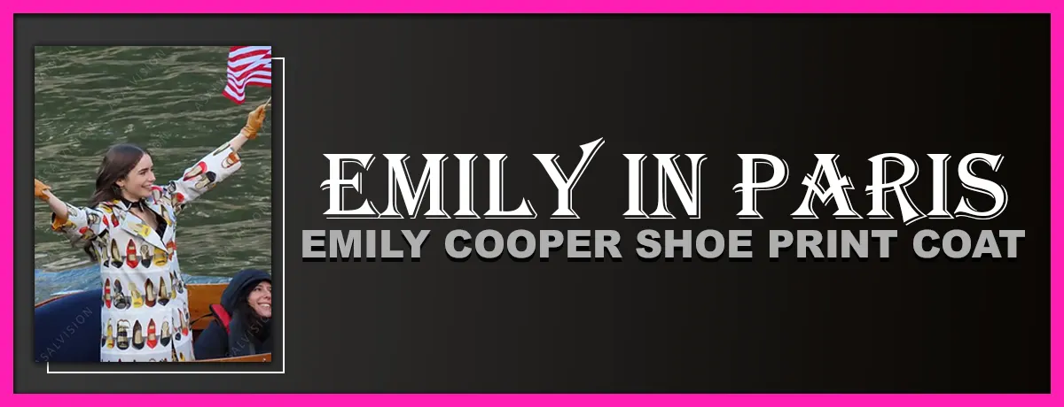 Emily Cooper Shoe Print Coat