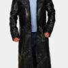 The Matrix Morpheus Alligator Leather Trench Coat