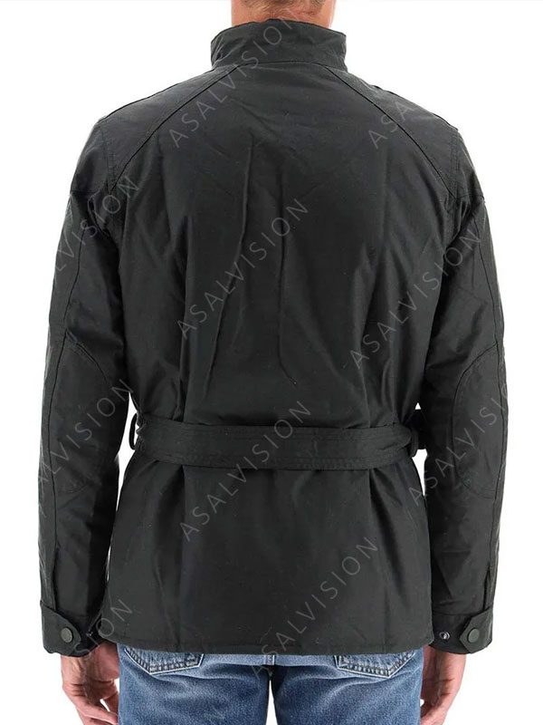 Vampire Academy 2022 Dimitri Belikov Black Cotton Belted Jacket