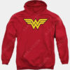Wonder Woman Logo Red Hoodie