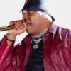 LL Cool J Grammy Award 2023 Maroon Leather Jacket