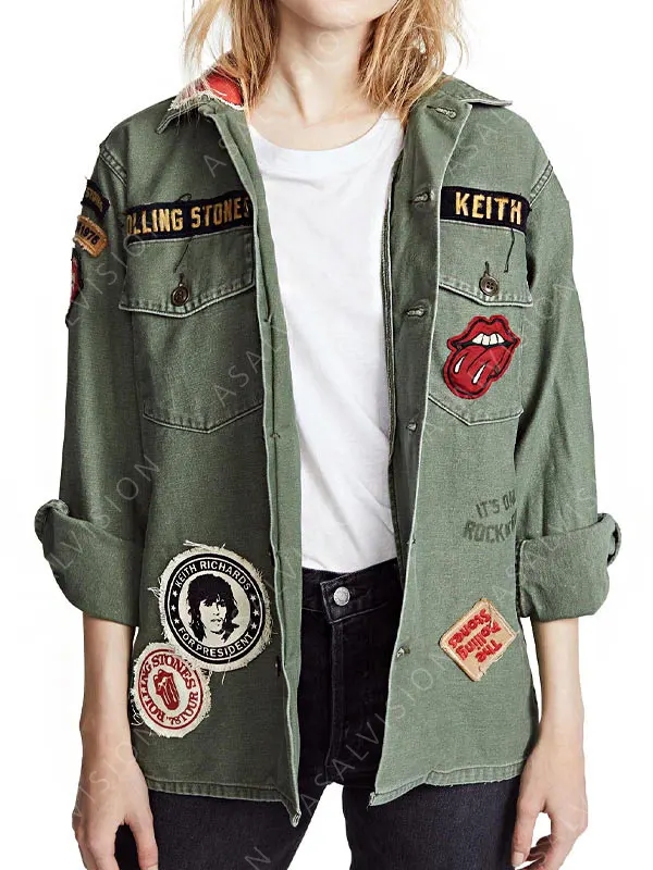 Rolling Stones Military Jacket