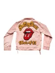 Rolling Stones Tour of 81 Corduroy Pink Trucker Jacket