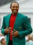 Dustin Johnson Master Green Tiger Woods Blazer Golf Jacket