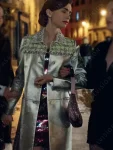 Emily Cooper TV Series Emily In Paris Silver Coat