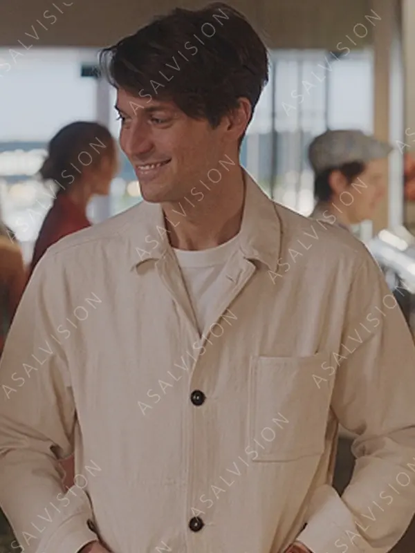 Gabriel Emily in Paris Season 3 White Jacket