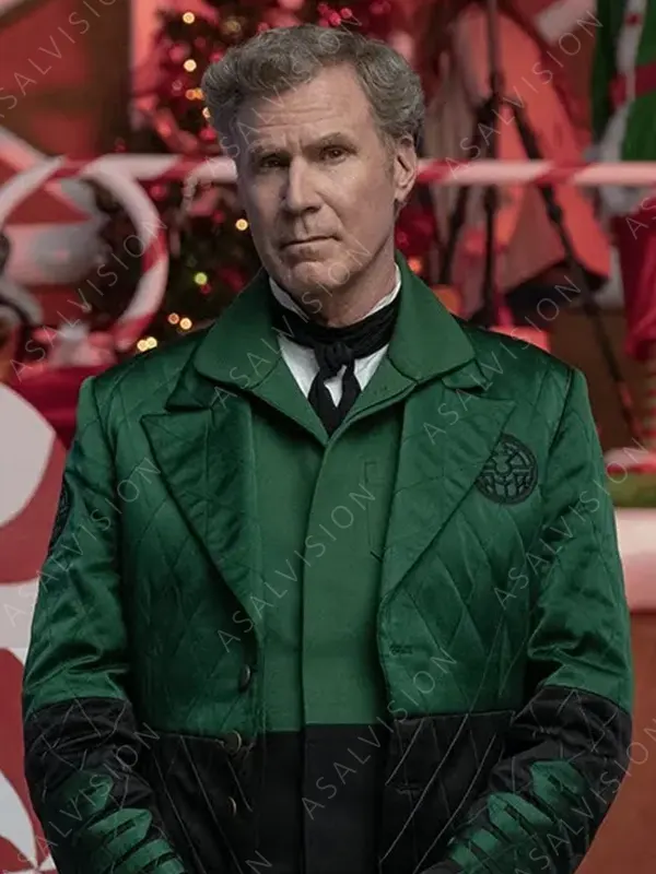 Will Ferrell Movie Spirited Present Green And Black TailCoat