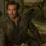 Chris Pine Dungeons & Dragons Honor Among Thieves Grey Leather Jacket