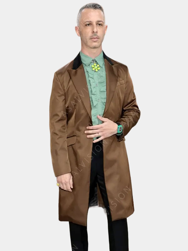 Met Gala 2023 Jeremy Strong Trench Coat