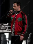 Succession Season 4 Jeremy Strong Red Bomber Jacket