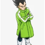 Dragon Ball Super Goku And Broly Vegeta SAB Green Blue Leather Coat