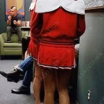 Glee Cheerios Cheerleading Red and White Varsity Jacket