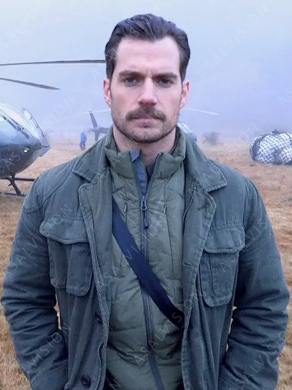Henry Cavill Mission Impossible 6 Fallout August Walker Gray Jacket