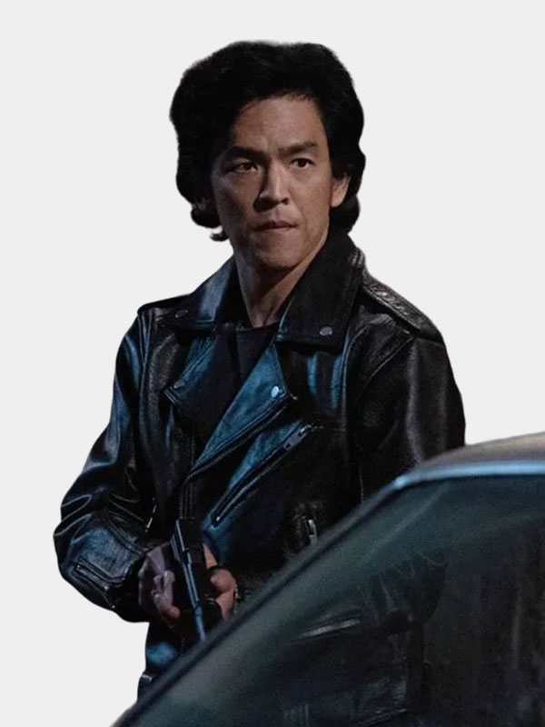 John Cho Ghosted 2023 Leather Jacket