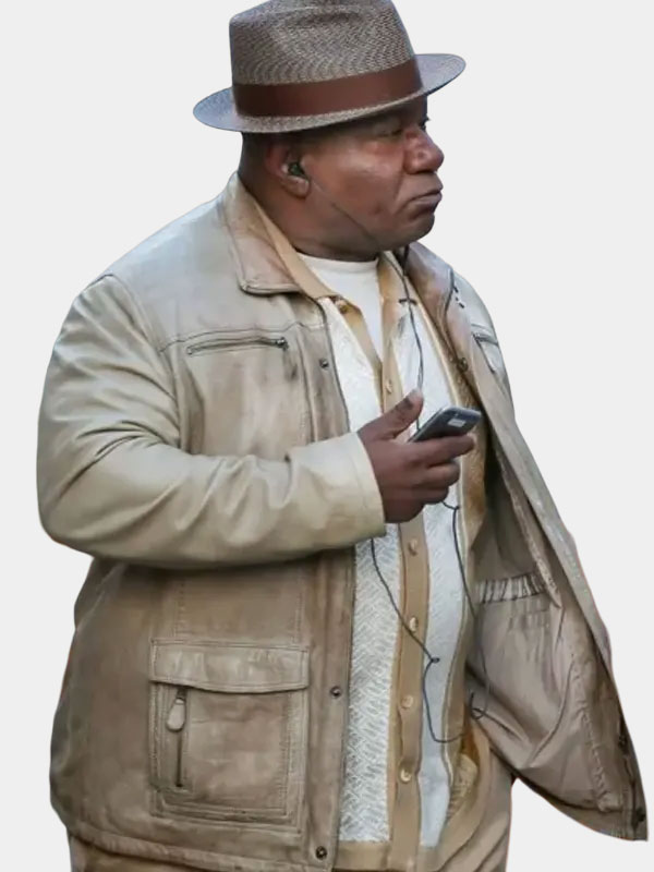 Luther Stickell Mission Impossible 6 Leather Beige Jacket