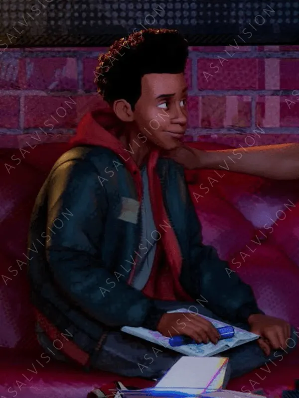 Miles Morales Spider-Man Across the Spider-Verse Green Jacket