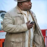Mission Impossible 6 Fallout Ving Rhames Waxed Beige Leather Jacket