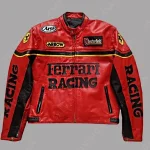Red Ferrari F1 Racing Jacket