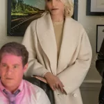 The Out-Laws 2023 Lily McDermott Beige Coat