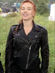 Natasha Romanoff Black Widow Leather Jacket