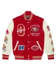 Red And White 49ers San Francisco Ovo Jacket