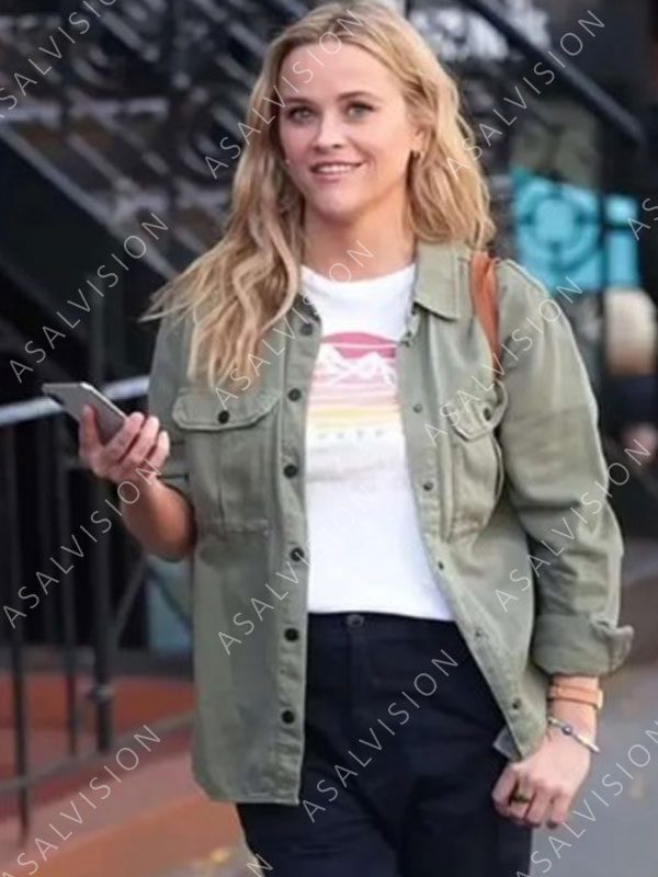 Reese Witherspoon Green Jacket