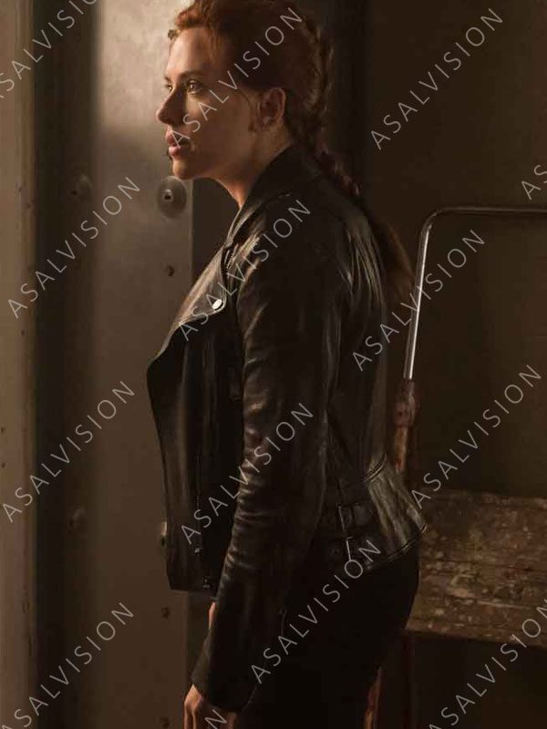 Scarlett Johansson Motorcycle Leather Jacket