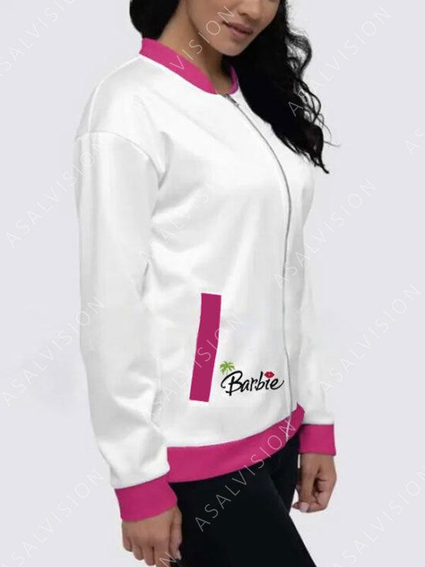 Barbie Racer Varsity Jacket