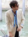 Harry Styles Music Awards 2023 White Lining Blazer Coat