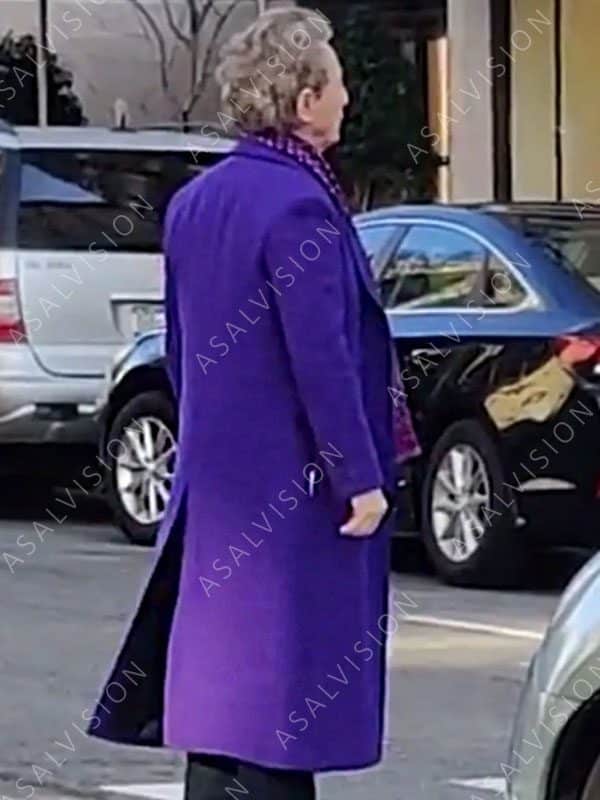 Martin Short Purple Trench Coat