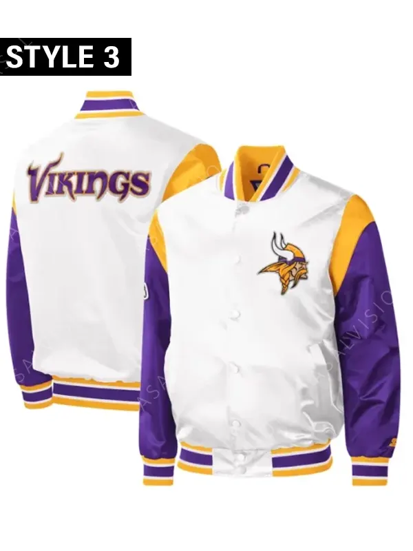 Minnesota Vikings Starter Satin Jacket