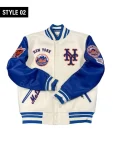 NY Kate Upton Mets Varsity Letterman Jacket