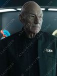 Patrick Stewart Star Trek Picard S03 Jean-Luc Picard Black Wool Jacket