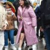 Selena Gomez Puffer Coat