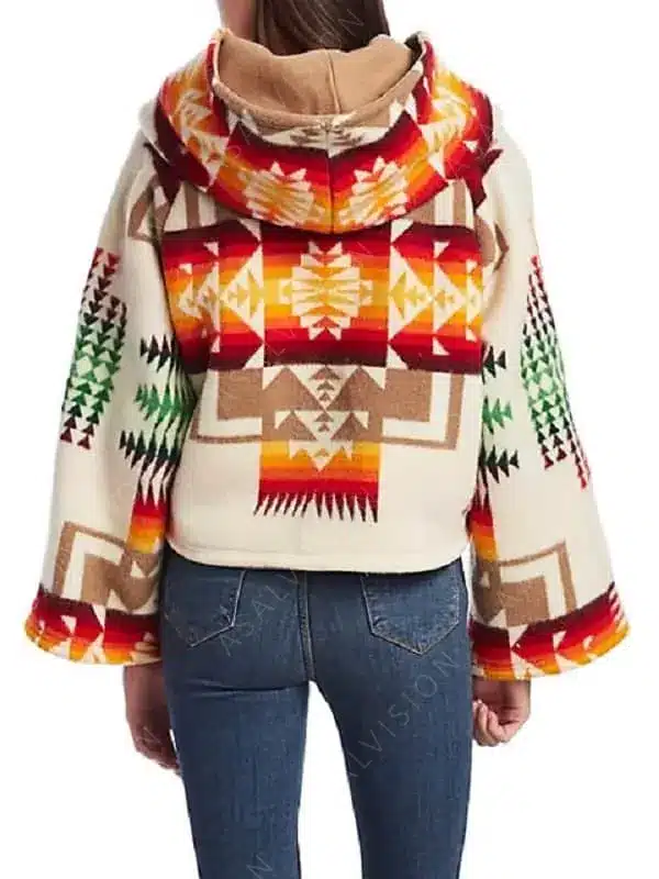 Beth Dutton Yellowstone Aztec Poncho Cloak Coat